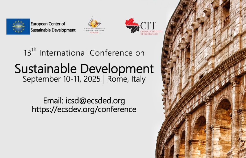 ICSD 2025 : 13th International Conference on Sustainable Development