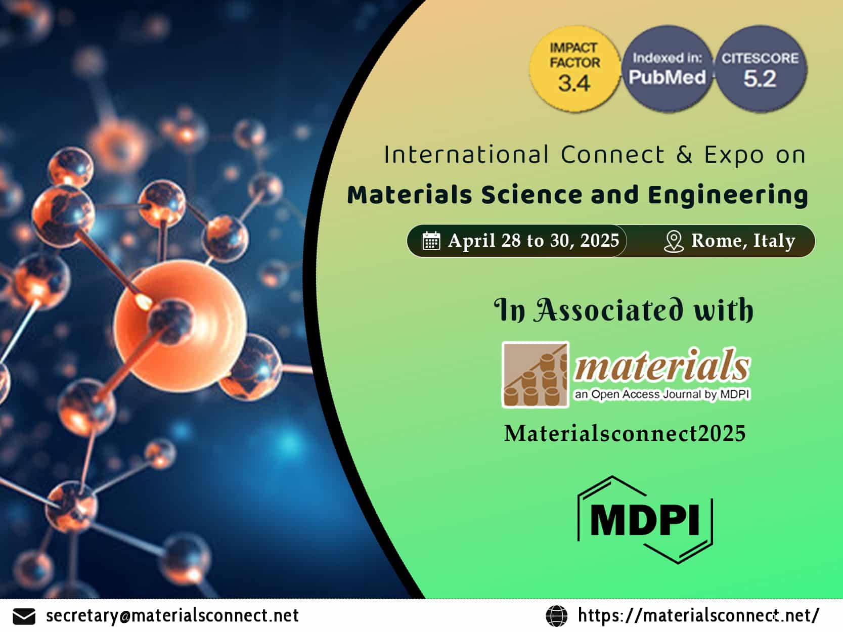 International Connect & Expo on Materials Science and Engineering