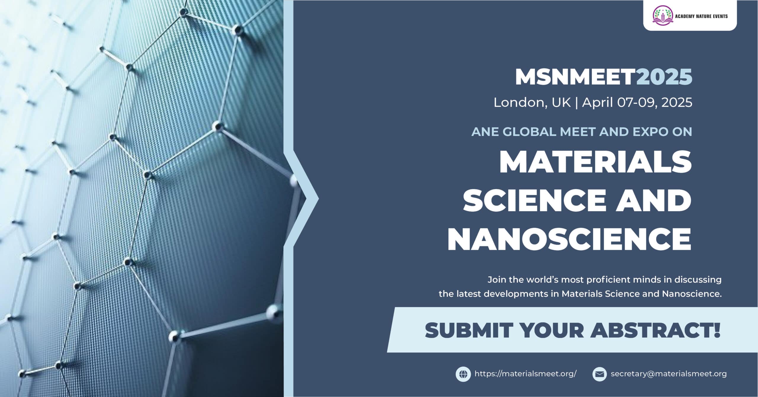ANE Global Meet and Expo on Materials Science and Nanoscience