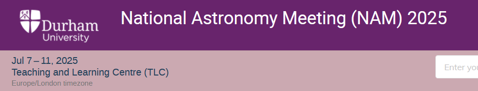 National Astronomy Meeting (NAM) 2025