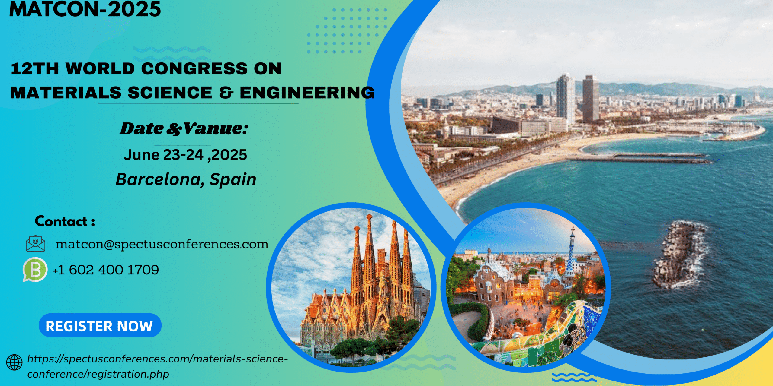 12th world congress Materials Science and Engineering (MATCON-2025)