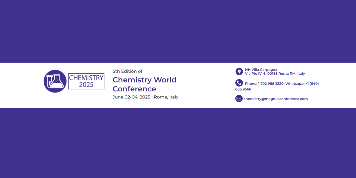5th Edition of Chemistry World Conference