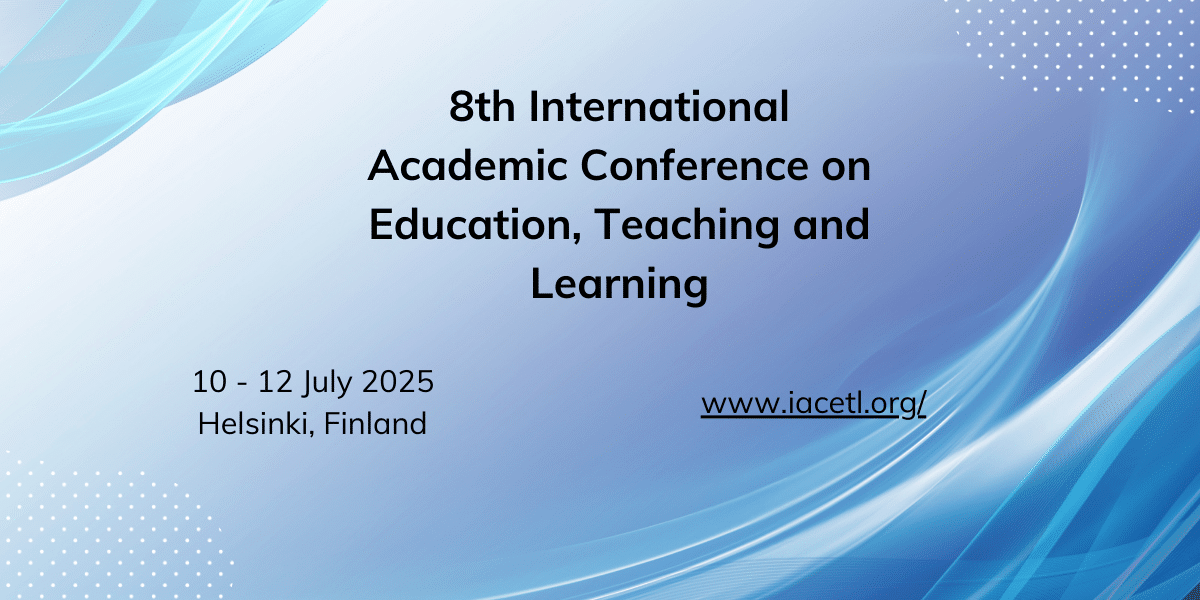 8th International Academic Conference on Education, Teaching and Learning