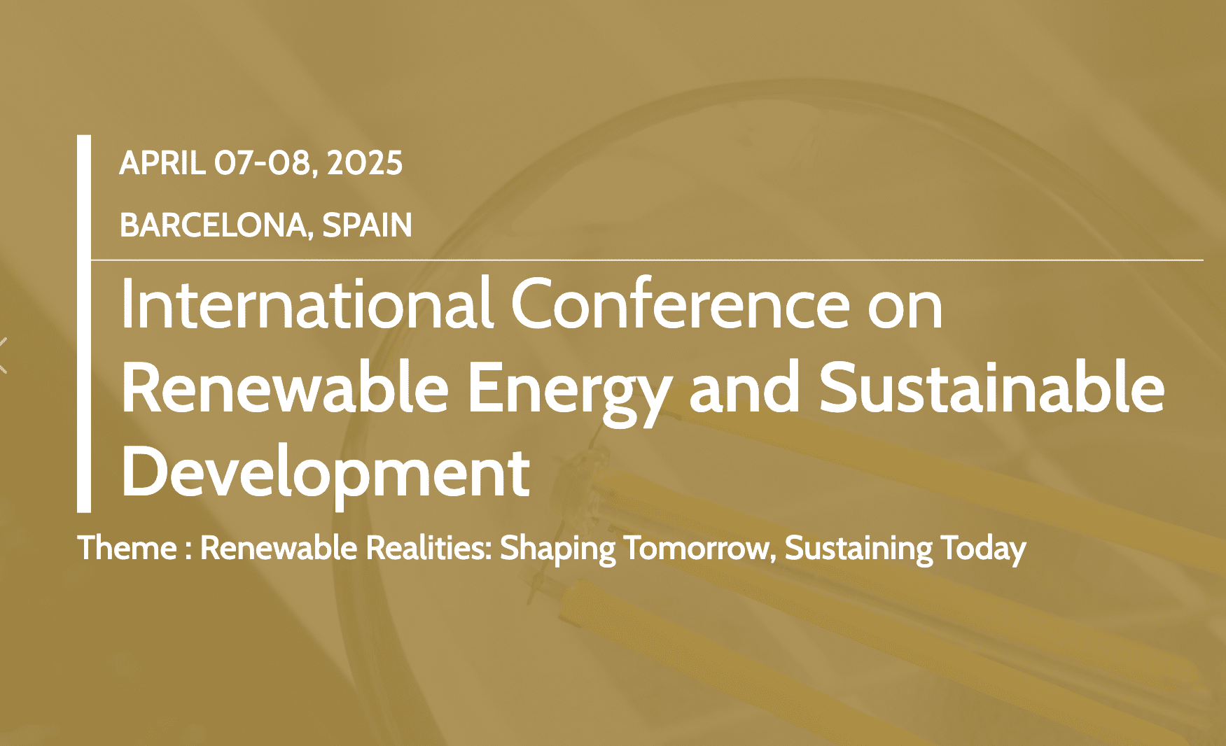 International Conference on Renewable Energy and Sustainable Development